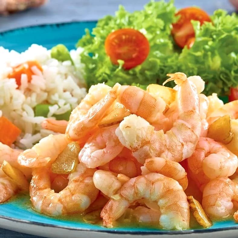CAMARONES AL AJO