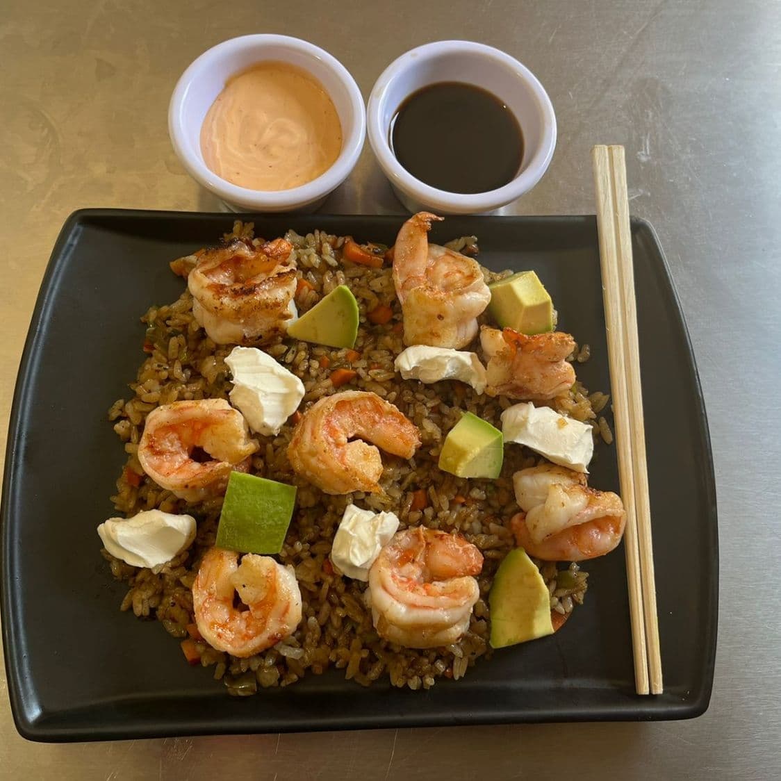 arroz con camaron especial