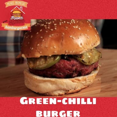 Green Chili Burger