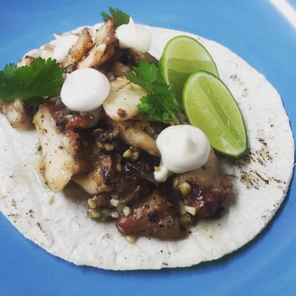 Taco de pulpo