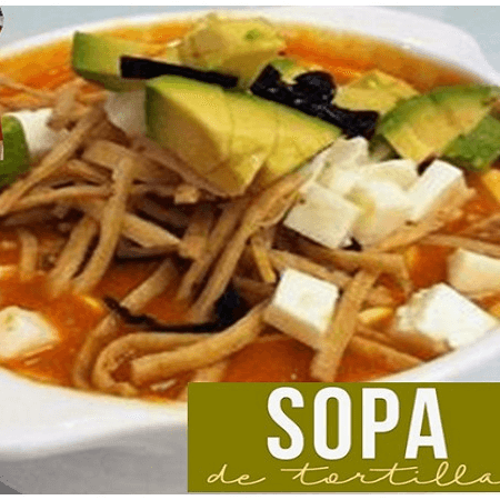 Sopa de Tortilla ( 1/2 Litro) *