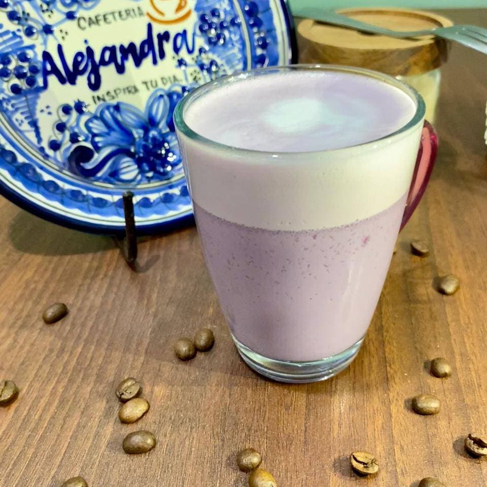 Taro latte