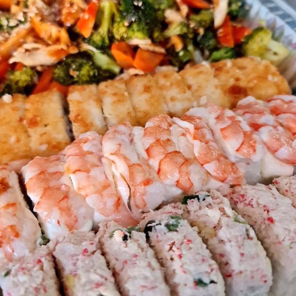 Charola de Sushi #2 P/ 4 Personas Rollos Sencillos