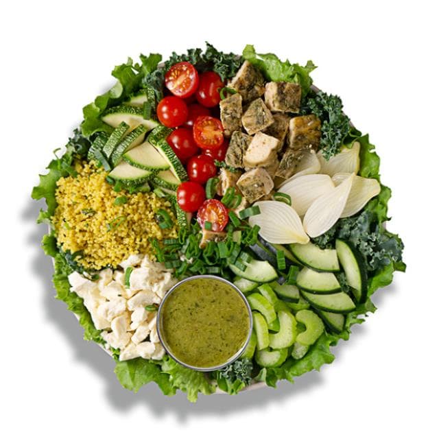 Ensalada Cous Cous Feta Mint.