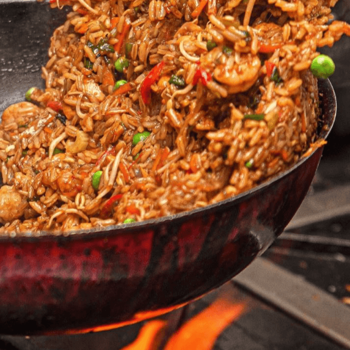 Arroz Cantonés y Lechón