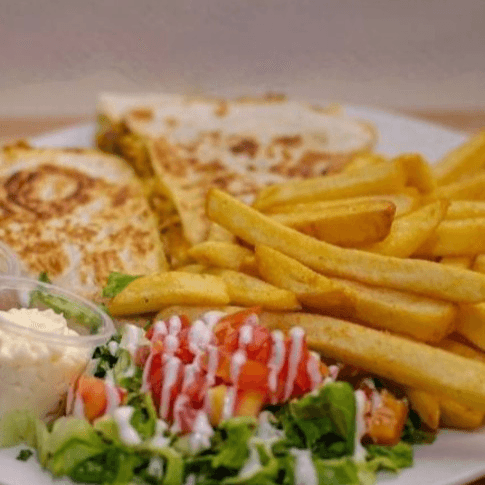 Quesadilla con Papas