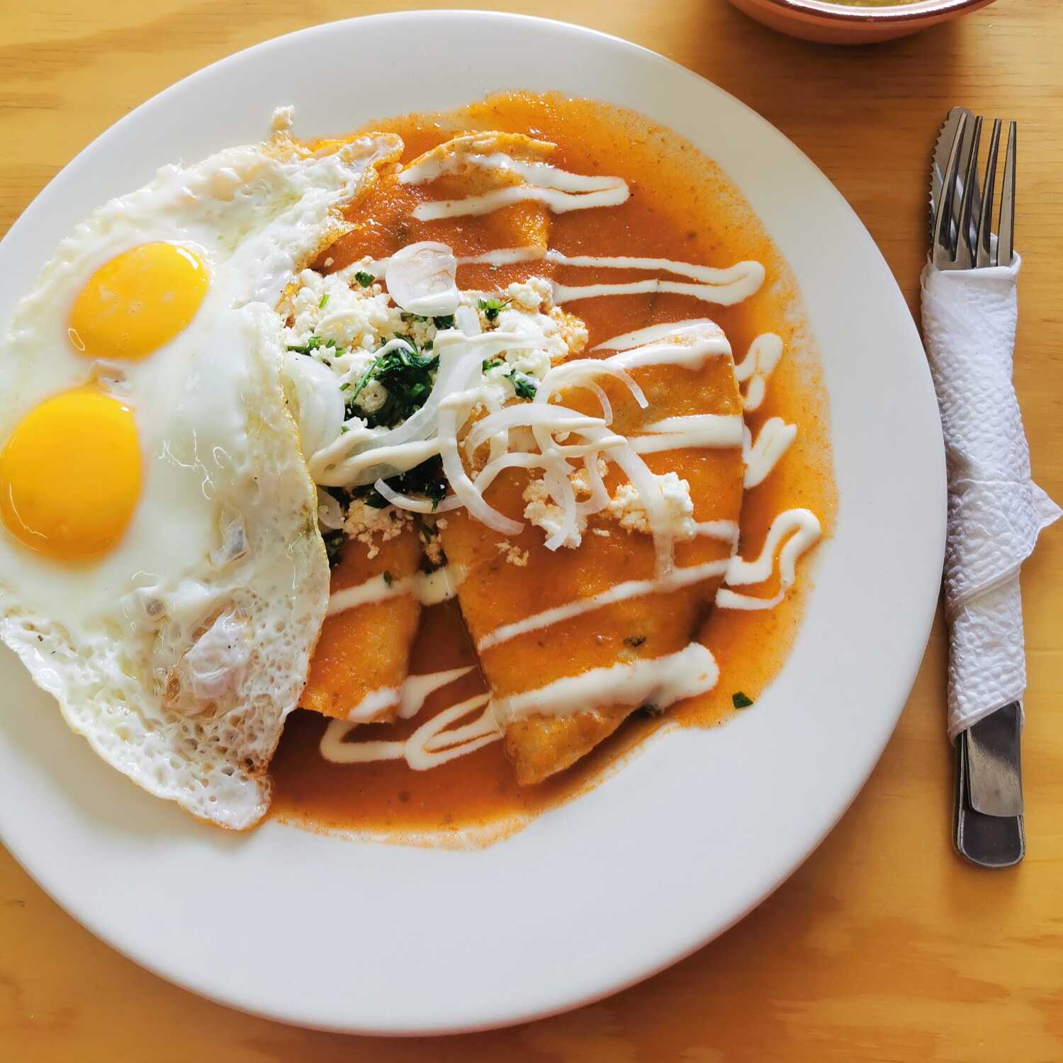 ENTOMATADAS CON HUEVO