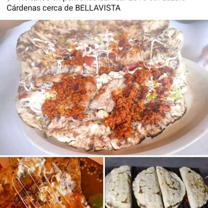 tlayuda de chorizo