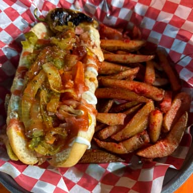 Hot Dog con Papas