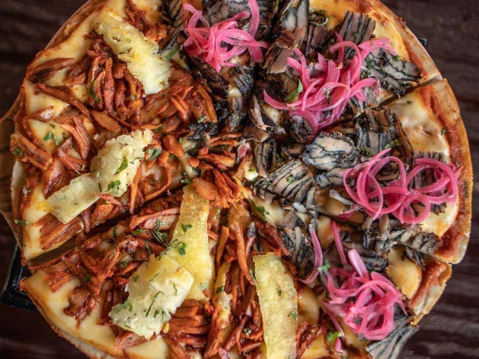 Pizza con 2 Ingredientes