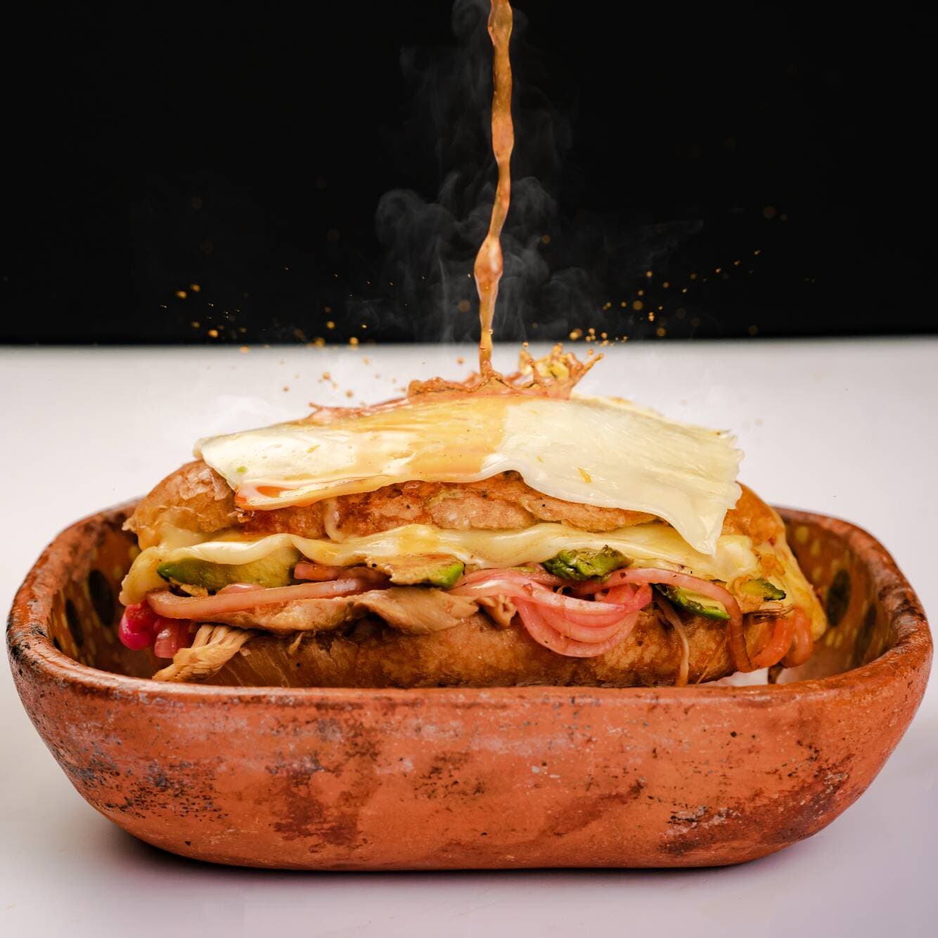 Torta Ahogada de Cochinita Pibil