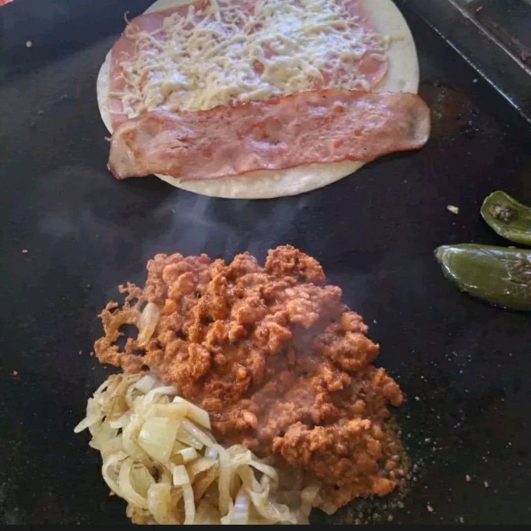 Súper burro de carne al pastor
