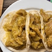 Taco de Chicharron en Salsa Verde