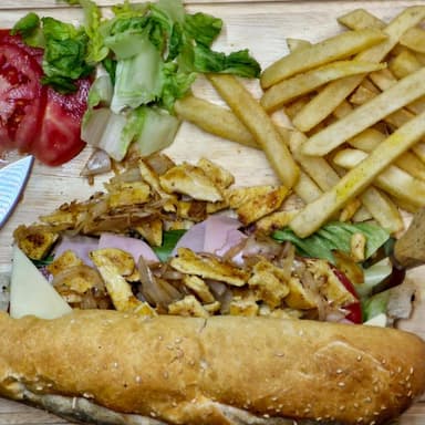 Baguette de Pollo a la Plancha