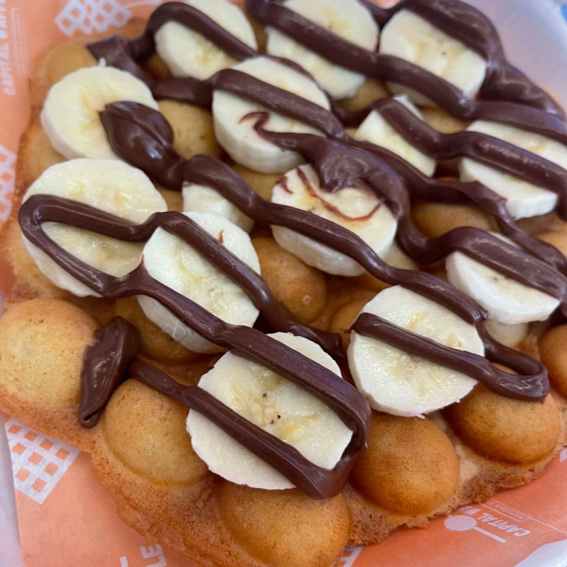 Bananatella Bubble Waffle