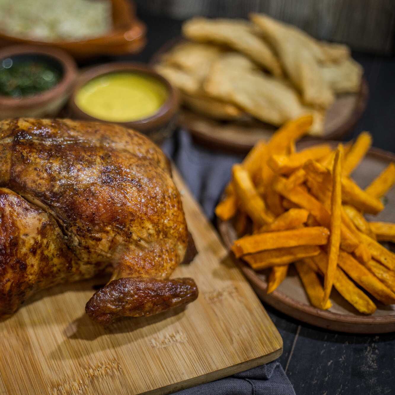1/4 de Pollo a la Brasa con Camote
