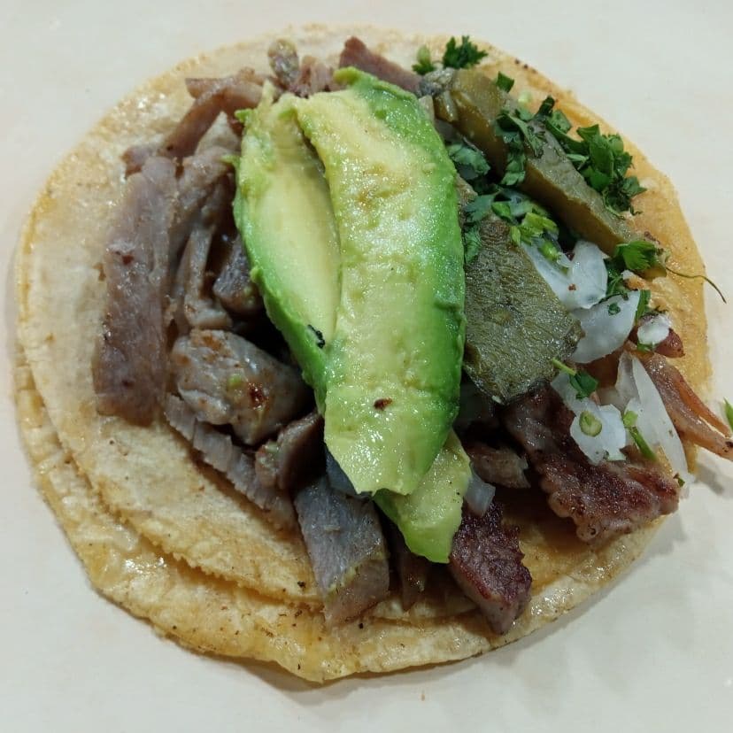 Tacos de Cecina de Res