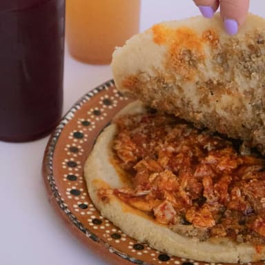 Gordita Combinada y con Guiso