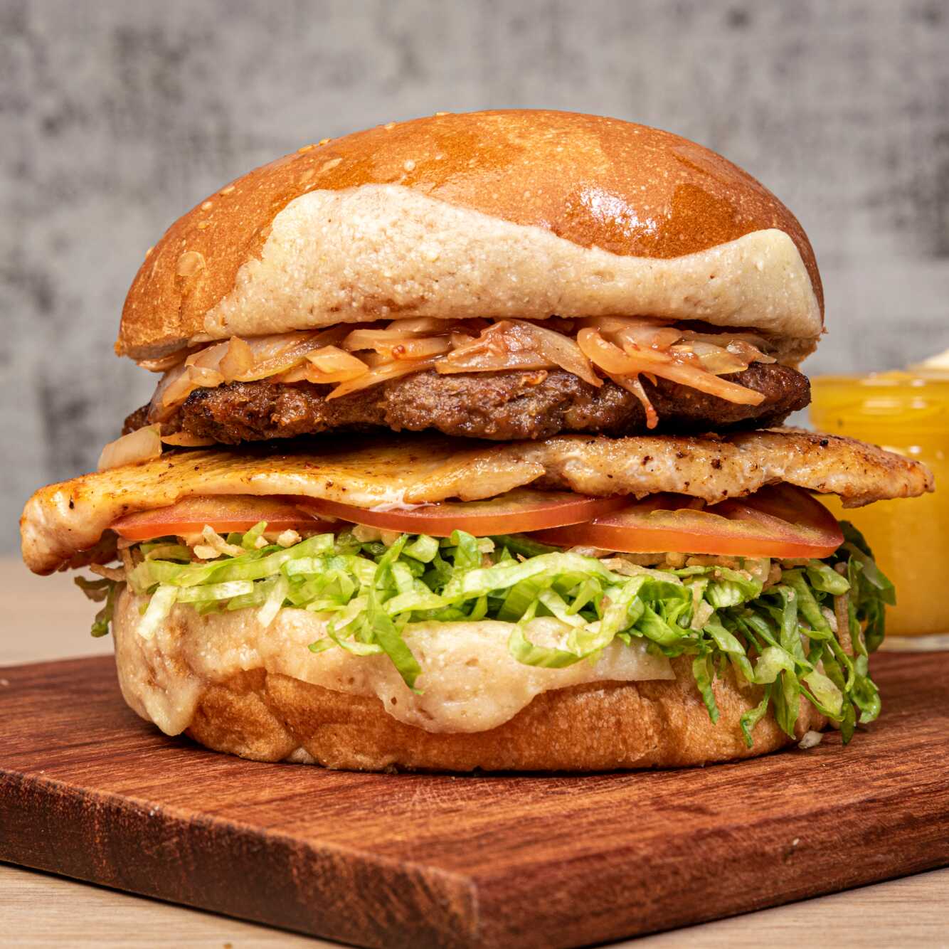 Hamburguesa Mixta Pollo Carne