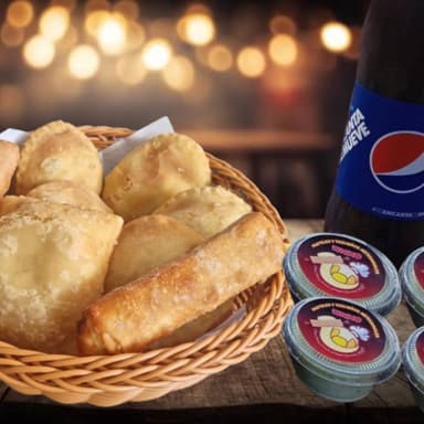 Combo #3 ( 15 Unds. Grandes + 4 Bebidas + Cremas )