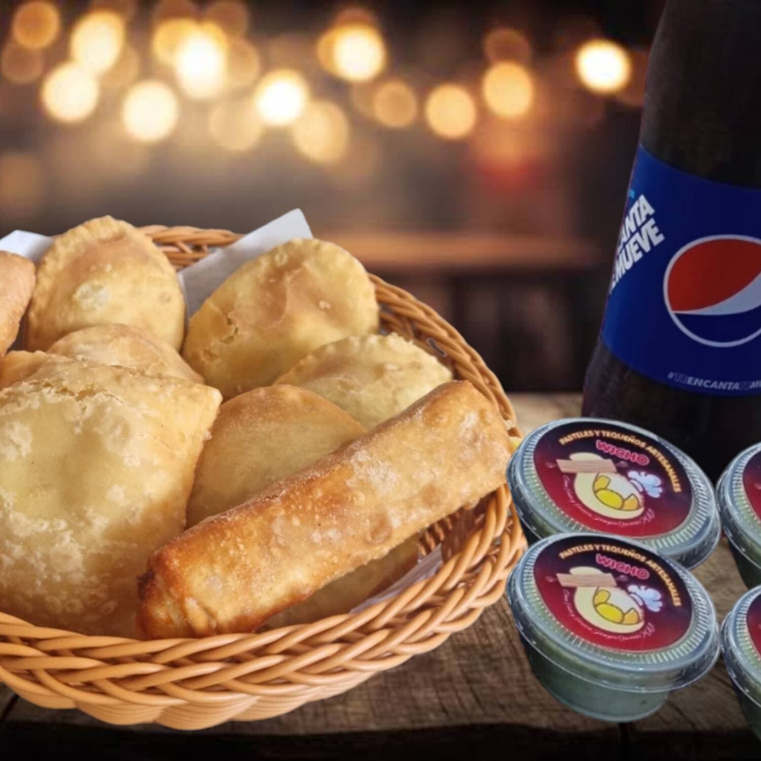 Combo #3 ( 15 Unds. Grandes + 4 Bebidas + Cremas )