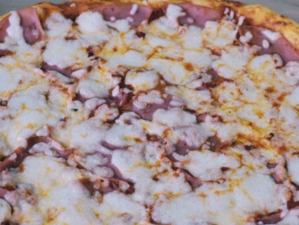 2 PIZZAS DE JAMON Y QUESO GRANDE