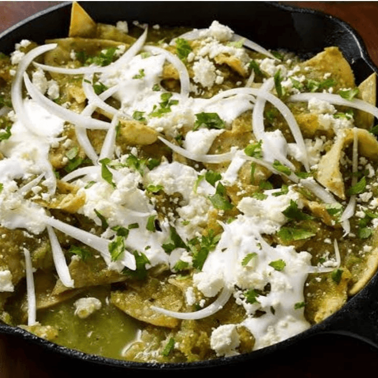 Chilaquiles con Salsa Verde