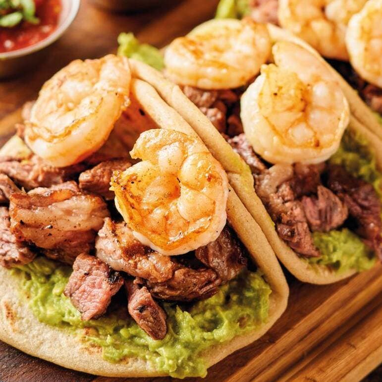 Tacos Mar y Tierra