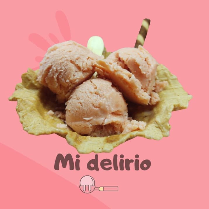 1 litro de helado de mamey