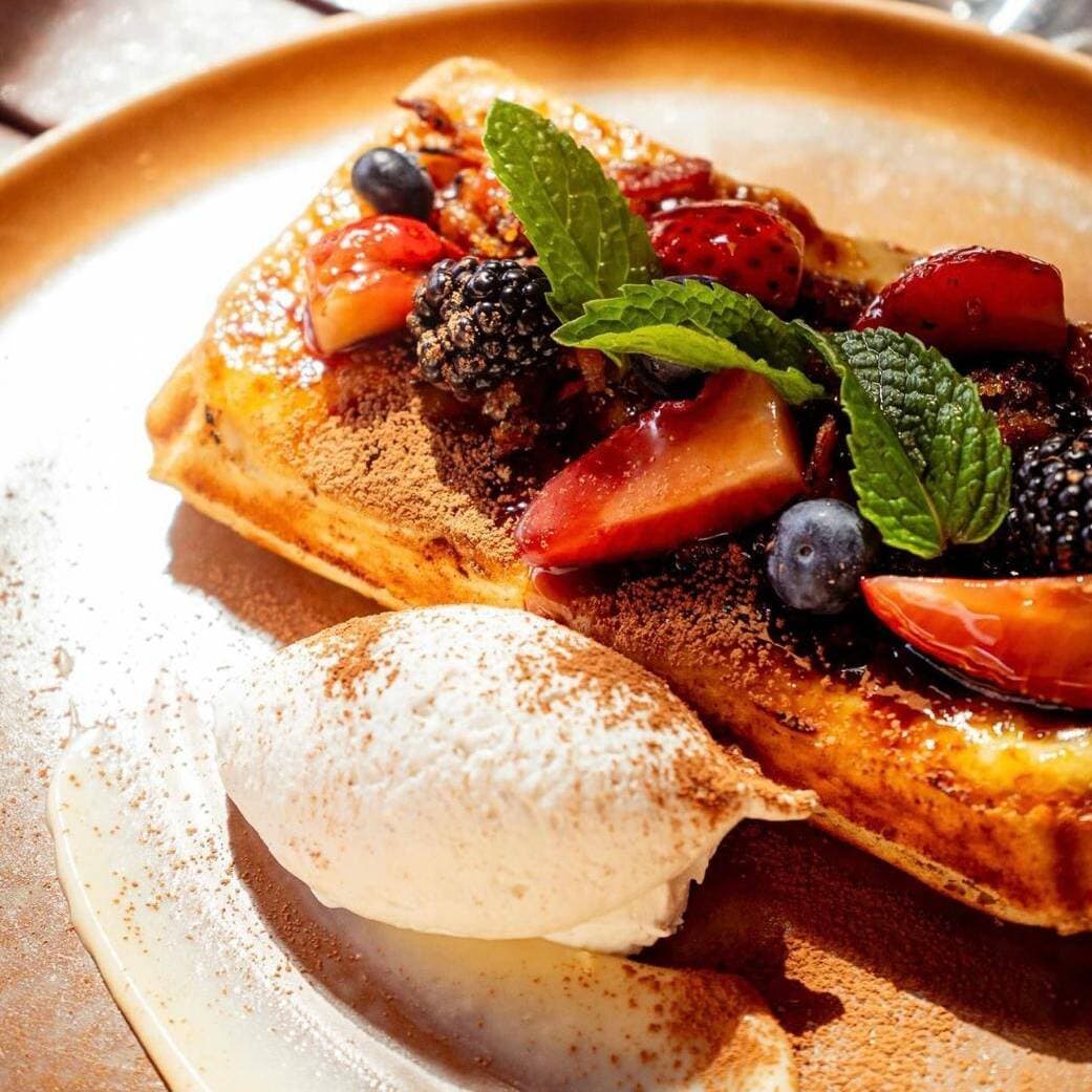 Waffle Creme Brulée