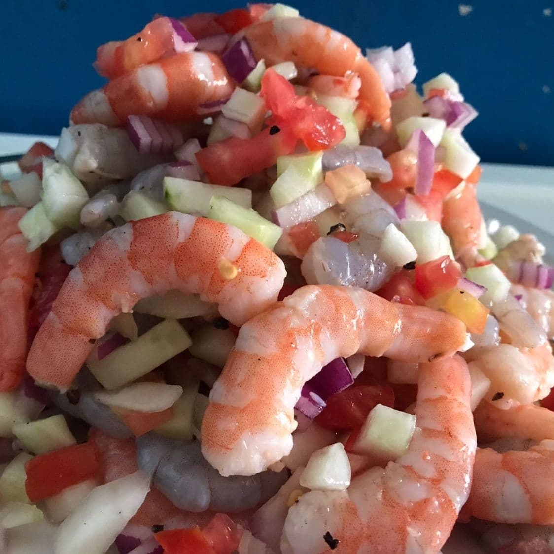 Ceviche de Camarón Cocido