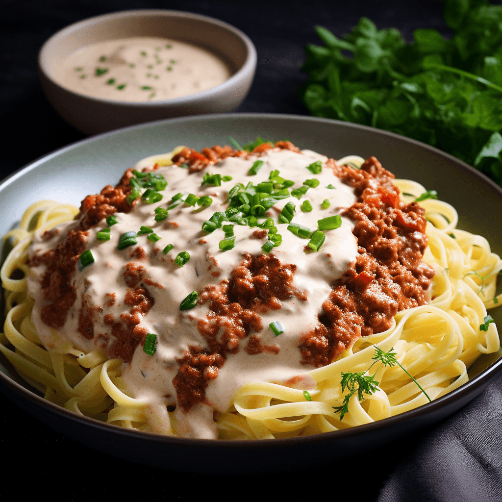 Pasta Boloñesa en Salsa Chipotle
