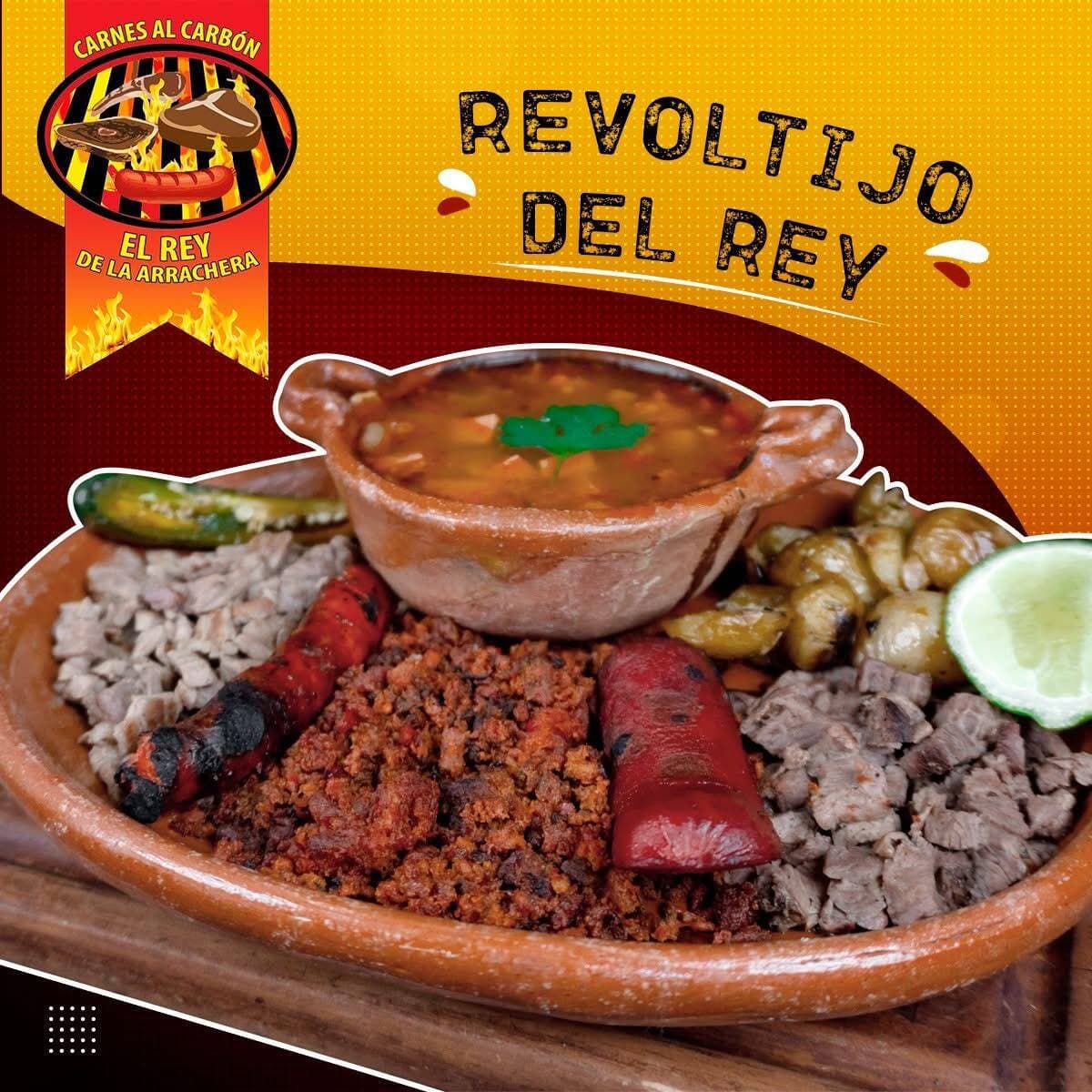 REVOLTIJO DEL REY + REFRESCO 400ml O AGUA DE SABOR