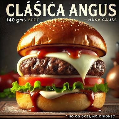 COMBO HAMBURGUESA CLASICA ANGUS