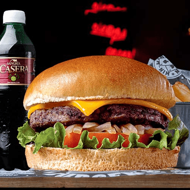 Classic Burger + Refresco.
