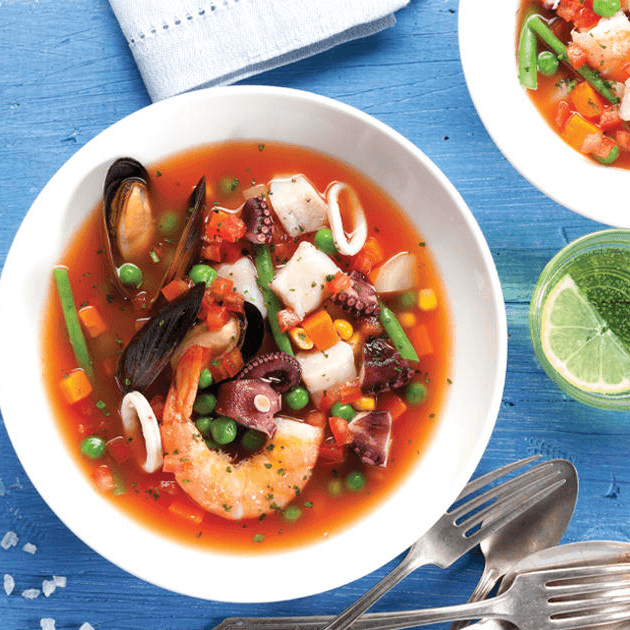 SOPA DE MARISCOS