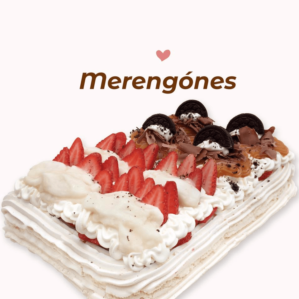 Merengon 8 porciones + 1/2 litro de helado