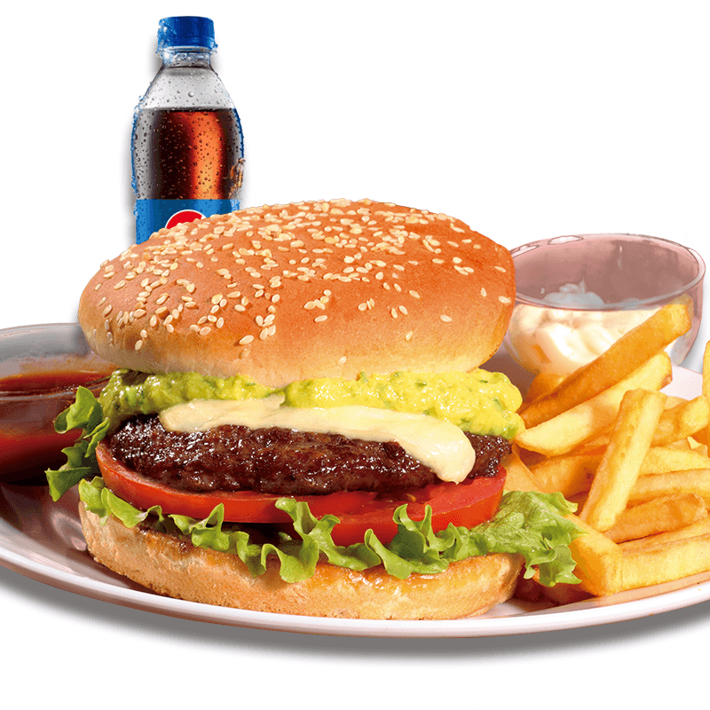 Hamburguesa La Guacamole en Combo