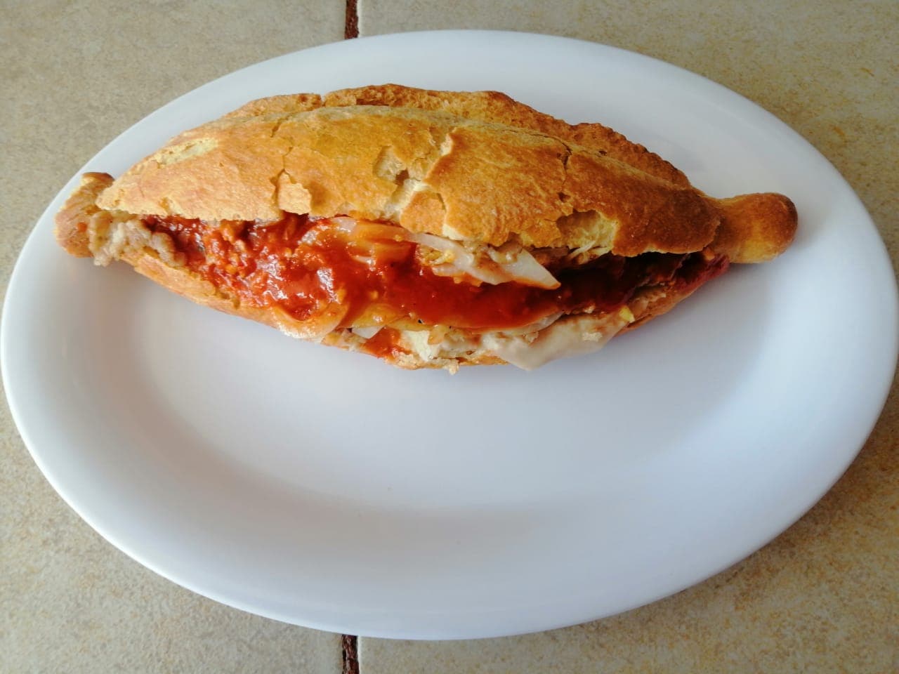 Lonche de Chicharron