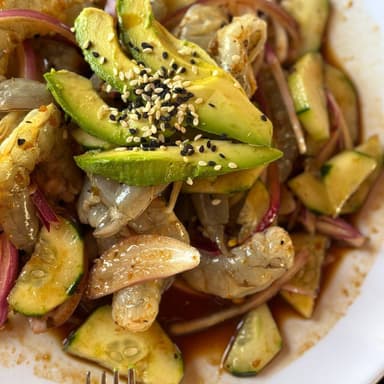 Tostada de AguaChile Verde