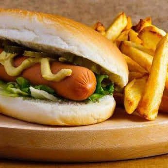 Hot Dog Jumbo con Papas