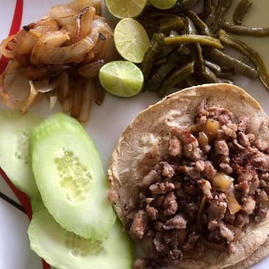 Taco de arrachera