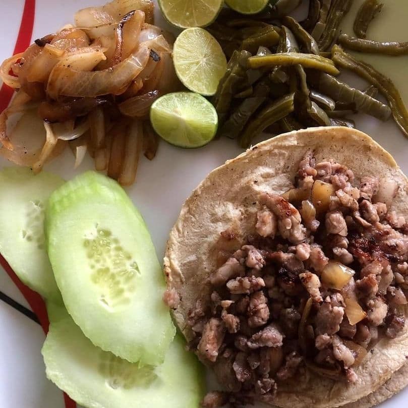 Taco de arrachera
