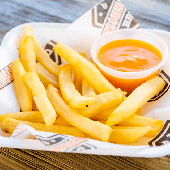 Papas Fritas de Queso Para Compartir