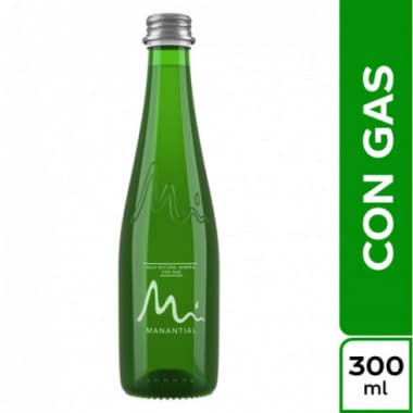 Agua Manantial Gas 300ml