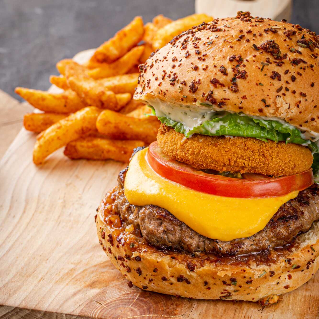 COMBO FEDERAL BEER BURGER + PAPAS