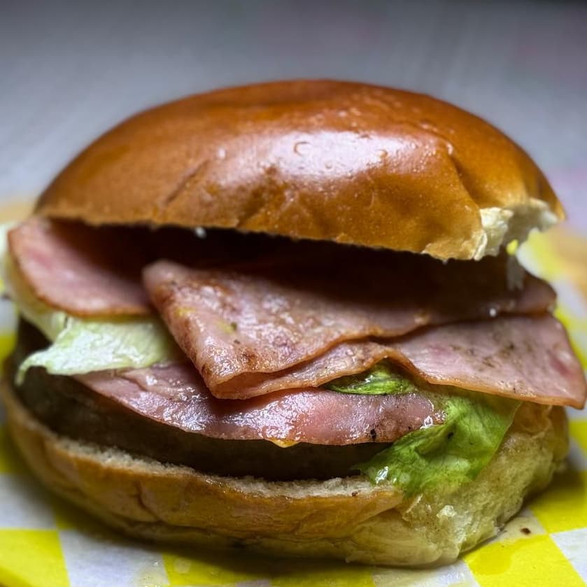 Hamburguesa con Tocino