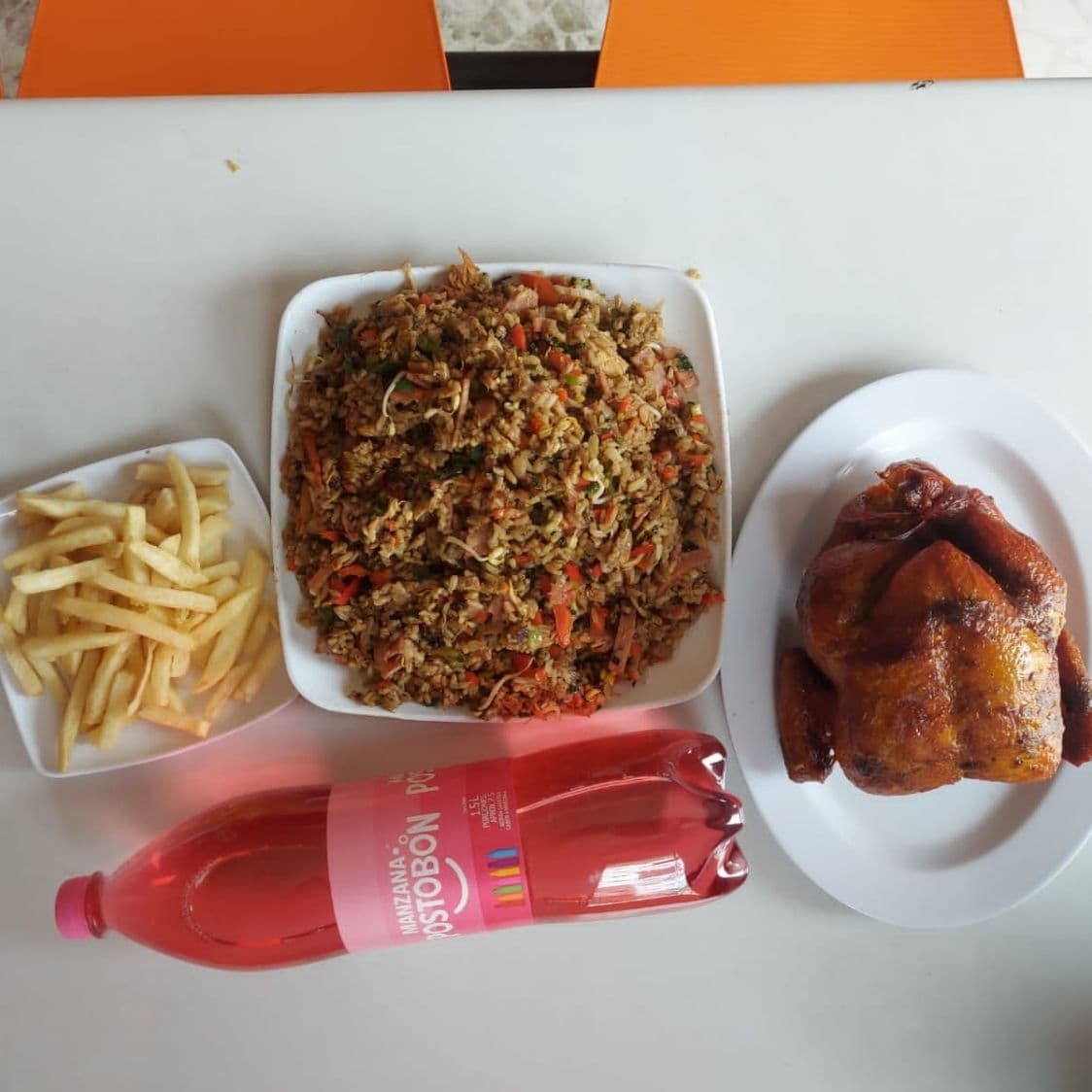Arroz Chino Familiar + Pollo Asado