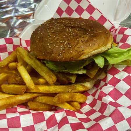 Hamburguesa Sencilla + Papas