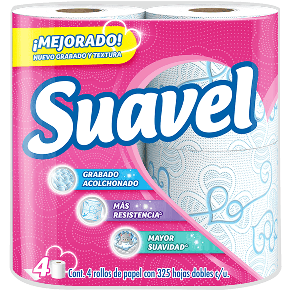 Higienico Suavel Jumbo Pack 500h 6rollos
